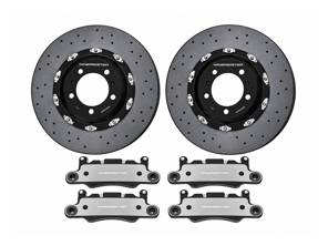 Rear Carbon-Ceramic Brake Disc & Pad Package. Porsche 992.2 Carrera S / GTS 2024>>